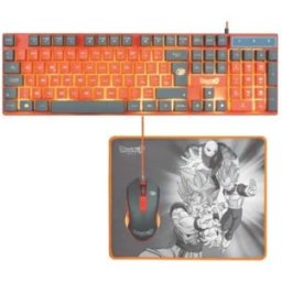 Fr-tec Clavier Et Souris Gaming Dragon Ball Super Pack Anglais Multicolor One Size unisex