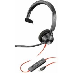 HP Casque Voip Poly 3310 Mono Usb-c +usb-c/a Black One Size unisex