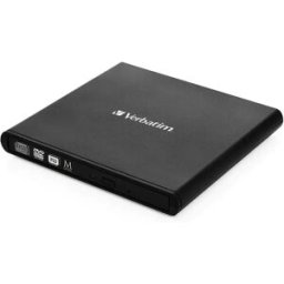 Verbatim Lecteur Dvd Externe Mobile Dvd Usb 2.0 Black One Size unisex
