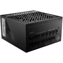 MSI Alimentation Modulaire Mpg A850g Pcie5 80 Plus Gold 850w Black One Size unisex