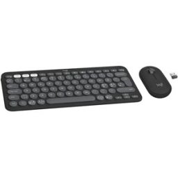 Logitech Clavier Et Souris Sans Fil Pebble 2 Combo Anglais Black One Size unisex