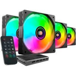 Mars Gaming Ventilateur Mf-si4kit 4 Unités Black One Size unisex