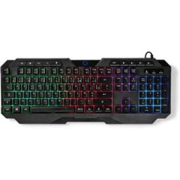 Nedis Clavier Gaming Gkbd110bkfr Black One Size unisex