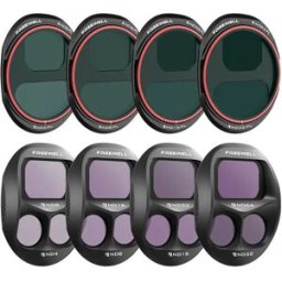 Freewell Filtre Pour Caméra De Drone Dji Mavic 4 Pro Pour Toute La Journée 8 Unités Black One Size unisex