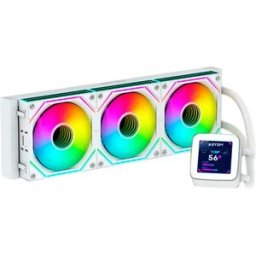Abysm Gaming Refroidissement Liquide Oceanic Lcd Argb Abysm 360 Mm White One Size unisex