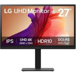 Lg Écran 27ba45u-b 27´´ 4k Ips Lcd Black One Size unisex