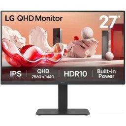 Lg Écran 27ba54qb-b 27´´ Qhd Ips Lcd 100hz Black One Size unisex