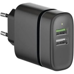 Nimo Chargeur Usb 2x Black One Size unisex
