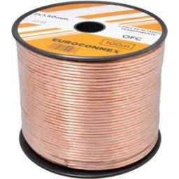 Euroconnex Câble D´enceinte 4518 2x1.5 Mm 100 M Clear One Size unisex