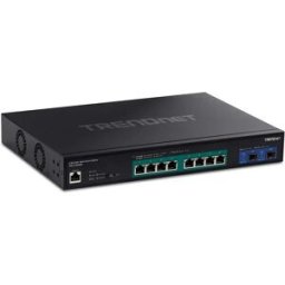 Trendnet Switch 2.5g Web Smart Poe+ 10 Black One Size unisex