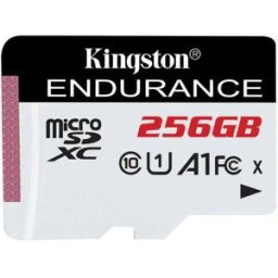 Kingston Carte Sd 256gb High Endurance Uhs-i Microsdxc Black / Red One Size unisex