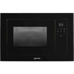 SMEG Four à Micro-ondes Encastrable Avec Gril Fmi120b3 1000w Black 21 litres unisex