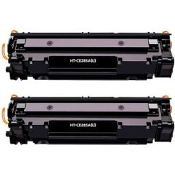 Generico Toner Compatible Hp Ce285a/ce278a/cb435a/cb436a-85a/78a/35a/36a 2 Unités Black One Size unisex
