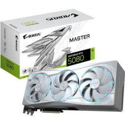 Gigabyte Carte Graphique Aorus Geforce Rtx 5080 Master Ice 16gb Gddr7 White One Size unisex