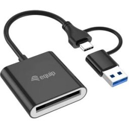 Equip Lecteur De Carte Externe Usb 3.2 Dual Connection Grey One Size unisex