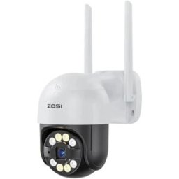 Zosi Caméra De Sécurité C289 Wifi Pan Tilt 3mp Ip66 Avec Carte Microsd 32 Go White One Size unisex