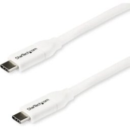 Startech Câble Usb-c Avec Pd Usb 2.0 6 Pieds 2m 5a White One Size unisex