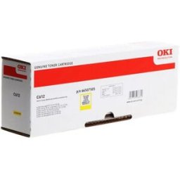 Oki Toner C612 46507505 Yellow One Size unisex