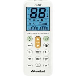 Meliconi Télécommande Universelle Pour Tv Ac200 White One Size unisex