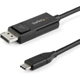 Startech Câble Usb-c Vers Dp 1.2 33 Pieds 4k 60 Black One Size unisex