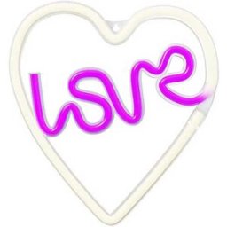 Forever Lumière Led Décorative Light Love Heart Purple / White One Size unisex