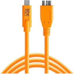 Tether Tools Câble Usb-c Vers Micro-b 3.0 4.60 M Orange One Size unisex