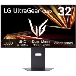 Lg Écran Gaming Ultragear 32gx850a-b 32´´ 4k Oled 165hz Black One Size unisex