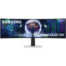 Samsung Écran Odyssey G9 S49dg934su 49´´ Qhd Oled 240hz Silver One Size unisex