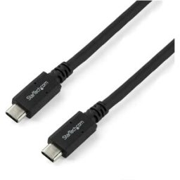 Startech Câble Usb-c Avec Pd Usb 3.0 5gbps 6 Pieds 5a Black One Size unisex