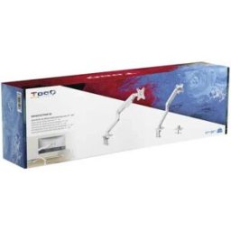Tooq Support De Bras Double Moniteur Db4032tnr-w 17-32´´ White One Size unisex