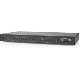 Nedis Commutateur Matriciel Hdmi Vmat3494at 4x4 4xhdmi Entrée Vers 4xhdmi Sortie Rs232 4k Télécommande Métal 60hz Black One Size unisex