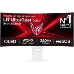 Lg Écran Ultragear 39gs95qe-b 39´´ Uwqhd Oled 240hz Black One Size unisex