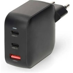 Nedis Chargeur Mural Usb-a Et Usb-c Pd 3.0 Gan 100w Black One Size unisex