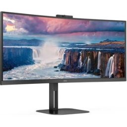 AOC Écran Incurvé Cu34v5cw/bk 34´´ Uwqhd Va Wled 100hz Black One Size unisex