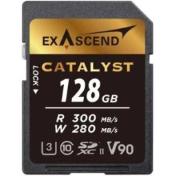 Exascend Carte Mémoire Sd Uhs-ii V90 Catalyst 128gb Black One Size unisex