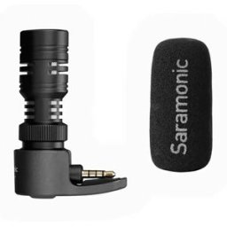 Saramonic Smartmic+ Microphone Pour Smartphone Et Caméscope Black One Size unisex