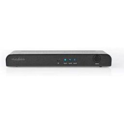 Nedis Commutateur Hdmi 3 Ports 3xhdmi Entrée Vers 1xhdmi Sortie 4k Télécommande Métal 60hz Anthracite One Size unisex