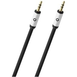 Oehlbach Câble I-connect Jack 3.5 Mm 0.5 M Black / White One Size unisex