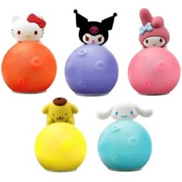 Yume Toys Sanrio Et Little Moon Light Série Mini Figurines Présentoir Hello Kitty Friends 8 Cm 12 Unités Multicolor One Size unisex