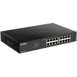 D-Link 16 Ports Gigabit Smart Managed Black One Size unisex