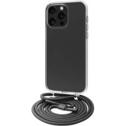 Muvit For Change Coque De Téléphone Iphone 15 Pro Max Lanière Clear / Black One Size unisex