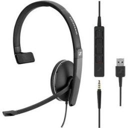 Sennheiser Casque Avec Micro Sc 135 Usb Black One Size unisex
