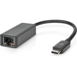 Nedis Adaptateur Usb-c Vers Ethernet 3.2 Gen 1 2.5gbps 0.2 M Black One Size unisex