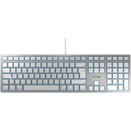 Cherry Clavier Kc 6000 Slim Allemand Silver / White One Size unisex