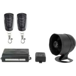 Pni Alarme De Voiture Ov288 Avec 2 Télécommandes + Verrouillage Centralisé Black One Size unisex