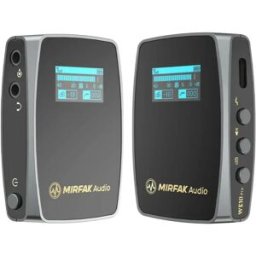 Mirfak Microphone De Caméra Vidéo Sans Fil Double We10 Pro Black One Size unisex
