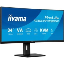 IIYAMA Écran Xcb3497wqsnp-b1 34´´ Uwqhd Va Led 120hz Black One Size unisex