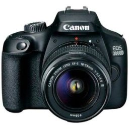 Canon Appareil Photo Compact Eos 2000d 18-55 Mm Black One Size unisex