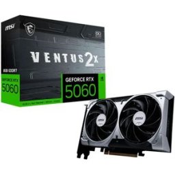 MSI Carte Graphique Rtx 5060 Ventis 2x Oc 8gb Gddr7 Black / Grey One Size unisex