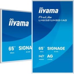 IIYAMA Écran Prolite Lh6581uhsg-1ag 65´´ 4k Va Led Black One Size unisex